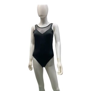 𝅺Kendall & Kylie Black One Piece Swimsuit.  Size:S